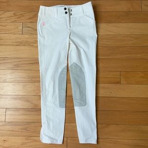 Tailored Sportsman women’s equestrian knee-patch breeches white size 24 R